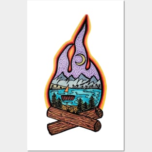 Campfire Posters and Art